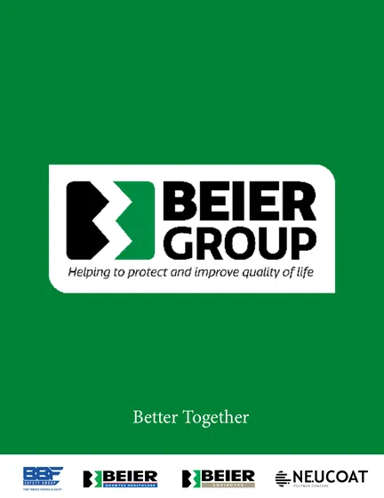 Beier Group newsletter back cover