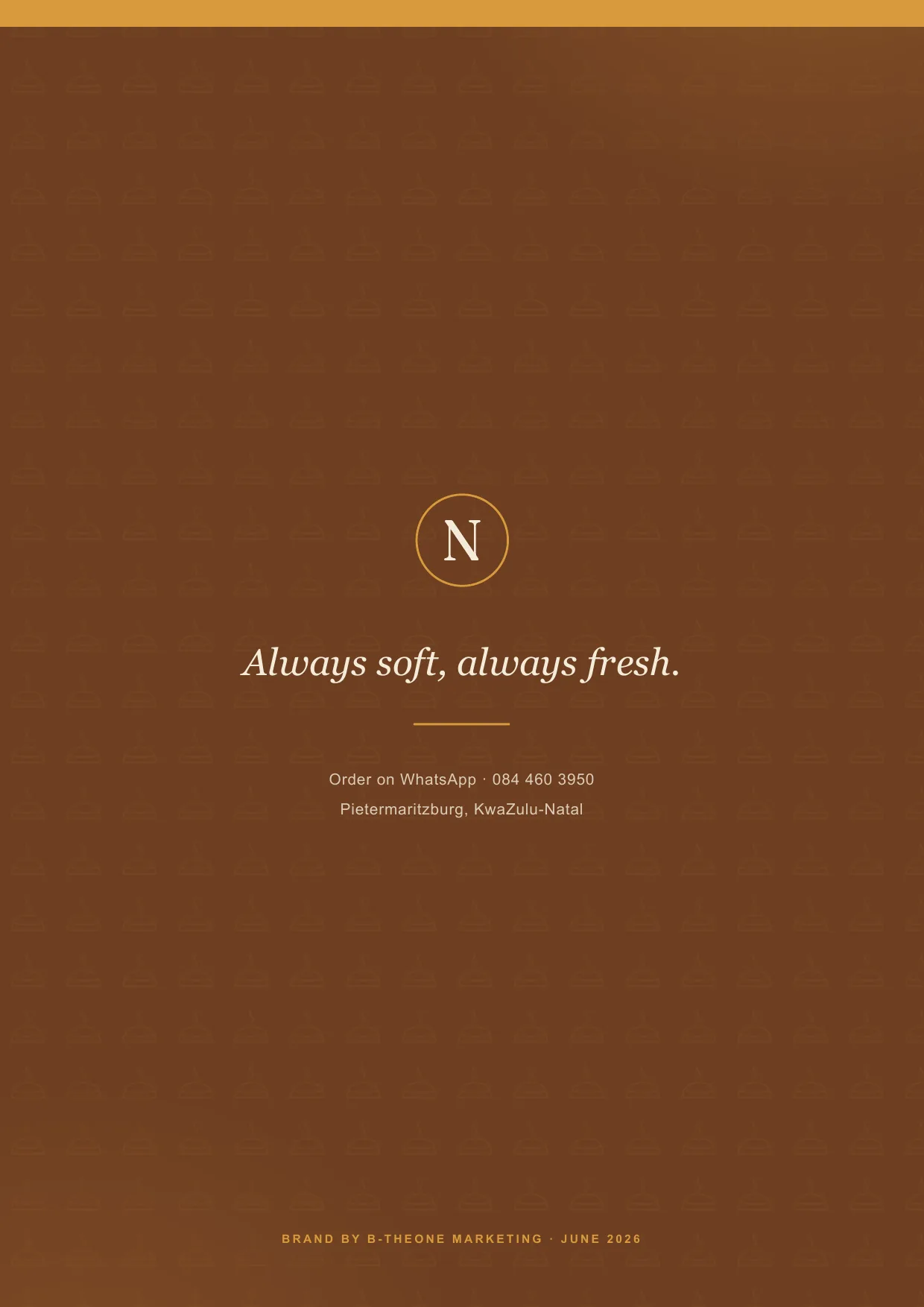Nondu's brand guidelines, closing page